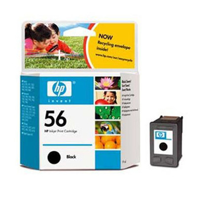 HP 56 Black Inkjet Print Cartridge tinteiro Original Preto - C6656A