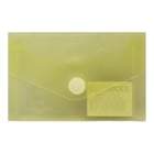 Bolsa Envelope 105x65mm Fecho Velcro Plástico Amarelo - Outras 1003883