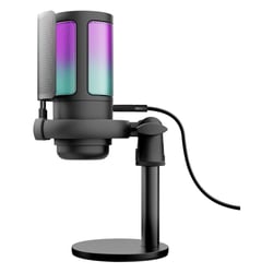 Trust Microfone USB AURON com iluminação, preto - Trust 26081