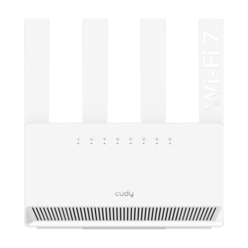 Roteador WiFi Cudy BE3600 Dual Band Gigabit 7 - Velocidade de até 1000Mbps - 4 Portas - 4 Antenas Fixas de 5dBi - Tecnologia MU-MIMO - Branco - Cudy WR3600E