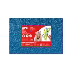 Placa de Cor Musgami 40x60cm 2mm c/ Purpurinas Azul 3Fls - APLI APL13435