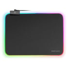 Mars Gaming MMPRGBL - 365x265mm - Superfície optimizada - Sistema de controlo RGB com fibra ótica - 12 modos de iluminação - Material nano-têxtil - Design anti-desgaste - Conector USB e botão de controlo - Preto - Mars Gaming 235552