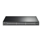 TP-LINK SWITCH 48-PORT GIGABIT 4-PORT 10GE SFP+ L2+ MANAGED WITH 48-PORT POE - TP-Link TL-SG3452XP