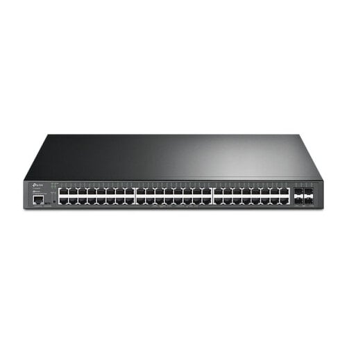 TP-LINK SWITCH 48-PORT GIGABIT 4-PORT 10GE SFP+ L2+ MANAGED WITH 48-PORT POE - TP-Link TL-SG3452XP