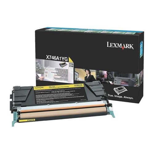 Lexmark X746A1YG toner 1 unidade(s) Original Amarelo - Lexmark X746A1YG