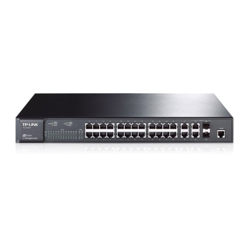 TP-LINK JETSTREAM 24-PORT GIGABIT L2+ MANAGED SWITCH WITH 4 SFP SLOTS - TP-Link TL-SG3428