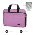 Capa para portátil Subblim para portáteis até 15,6 polegadas - Proteção com almofada de ar - Poliéster Oxford resistente - Repelente de líquidos - Cor rosa - Subblim SUBLB-4APLB12