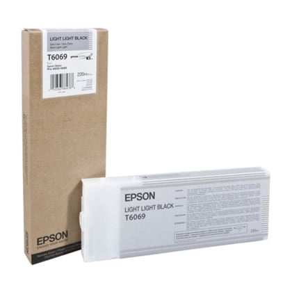Cartucho de tinta original Epson T6069 Black Light Light - C13T606900 - Epson C13T606900