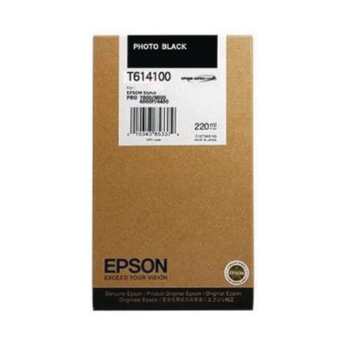 Cartucho de tinta preto fotográfico original Epson T6141 - C13T614100 - Epson C13T614100