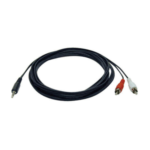 EATON TRIPP LITE 3.5 MM MINI STEREO TO RCA AUDIO SPLITTER ADAPTER M/2XM 1.8 M - Eaton P314-006