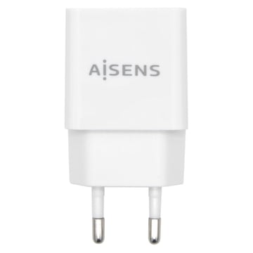 Carregador USB Aisens 10W Alta Eficiência - 5V/2A - Branco - Aisens 173936