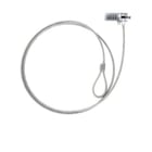 Tooq Cabo de segurança universal com combinação para computadores portáteis - Bloqueio de 4 dígitos - Aço de 4,5 mm - Comprimento 1,50 m - Tooq 142784