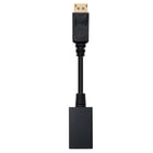 Conversor DisplayPort para HDMI Nanocabo - DP/M-HDMI A/F - 15 cm - Cor Preto - Nanocable 10.16.0502