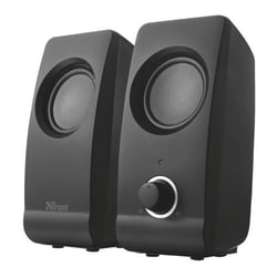 Colunas de som Trust Remo USB 2.0 16W - Cabo de 1,50m - Preto - Trust 17595