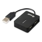 Equip USB Hub 4 Portas USB 2.0 - Velocidade 480 Mbps - Equip 128952
