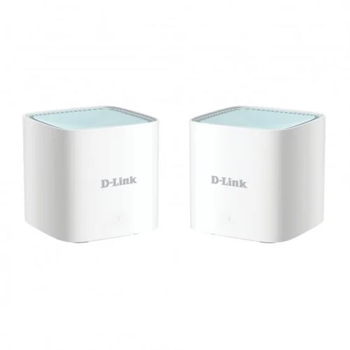 D-Link Eagle Pro AI WiFi Mesh WiFi System 6 AX1500 Dual Band - 2 unidades - MU-MIMO, OFDMA e BSS - D-Link M15-2