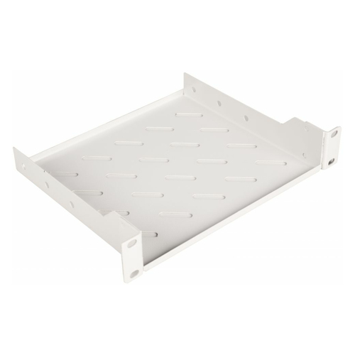 EQUIP FIXED SHELF FOR 10´ CABINETS 1U 200MM DEPTH GREY - Equip EZFS-10-1-20-G
