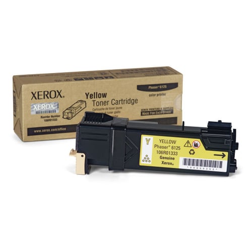 Xerox Cartucho De Toner Amarelo, Phaser 6125 - Xerox 106R01333