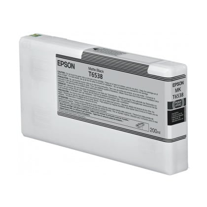 Epson T6538 Tinteiro Preto Mate (200 ml) - Epson C13T653800