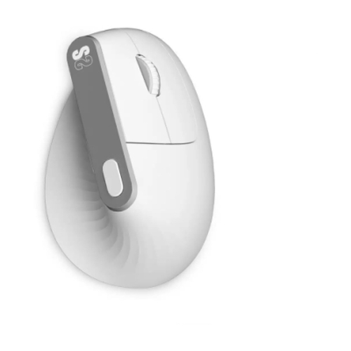 Subblim Nature Vertical Ergo Dual Vertical Bluetooth Mouse, USB 2.4Ghz 4000dpi - 5 botões - Uso com a mão direita - Branco - Subblim 272102