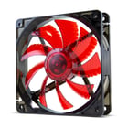 Ventoinha Nox CoolFan Red LED 120mm - Conector Molex - Silenciosa - Nox NXCFAN120LR