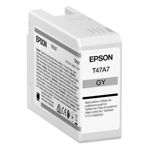 Epson T47A7 Cartucho de Tinta Cinza Original - C13T47A700 - Epson C13T47A700