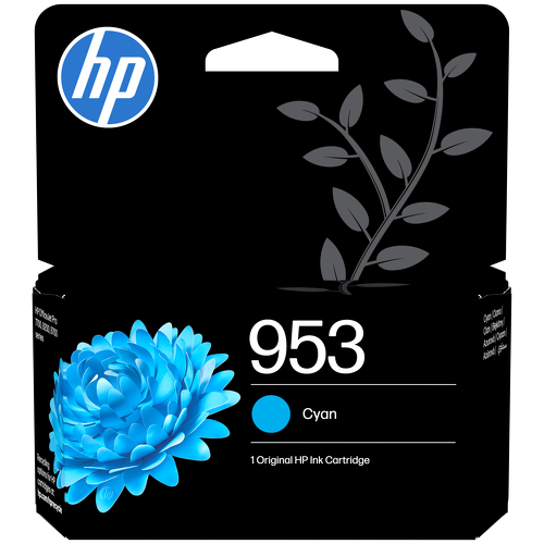 HP 953 Cyan Original Ink Cartridge - HP F6U12AE#LS1