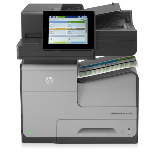 HP OfficeJet X585f, Jato de tinta, Impressão a cores, 2400 x 1200 DPI, A4, Impressão directa, Cinzento - HP B5L05ARFB