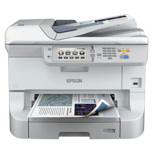 Epson WorkForce Pro WF-8510DWF, Jato de tinta, Impressão a cores, 4800 x 1200 DPI, A3+, Impressão directa, Branco - Epson C11CD44301