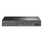 TP-Link Switch inteligente Gigabit PoE+ de 10 portas da Omada com 2 ranhuras SFP - TP-Link SG2210MP