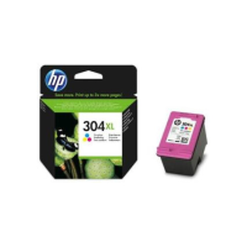Cartucho de tinta original colorido HP 304XL - N9K07AE - HP N9K07AE