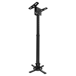 Suporte de teto para projetor Tooq - Inclinação e rotação - Adequado para tectos inclinados - Peso máximo 20 kg - Cor preta - Tooq PJ3030TN-B