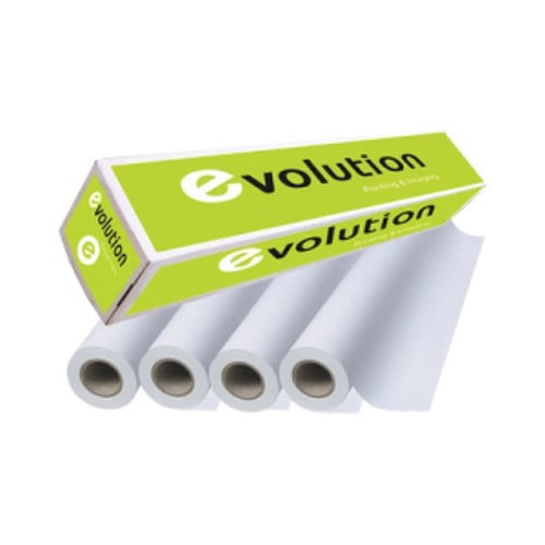 Papel 0914mmx050m 075g Evolution 4 Rolos - Evolution 1821115