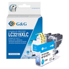 G&G Brother LC3219XL Cião/Azul Cartucho de Tinta Compatível, 17 ml - Tinteiro Compatível LC3219XLC