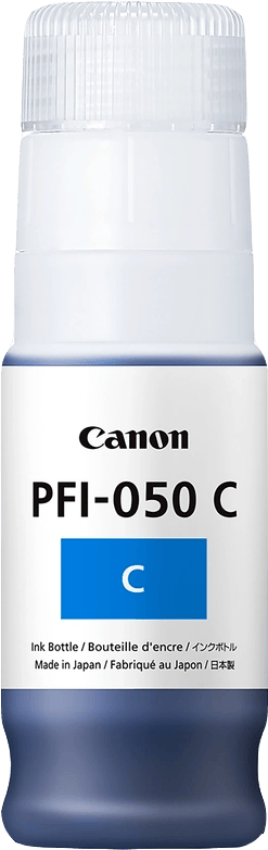 Canon PFI050 Cyan Botella de Tinta Original - PFI050C/5699C001 - Canon 5699C001