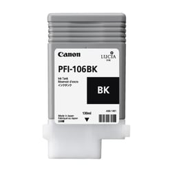 Tinteiro PFI-106 de 130 ml BK (black) - preço válido p/ unid pré estabelecidas - Canon 6621B001