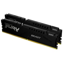 KINGSTON MEM 64GB 5600MT/s DDR5 CL36 DIMM KIT2 FURY BEAST BLACK - Kingston KF556C36BBE2K2-64