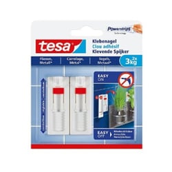 Prego Adesivo Tesa Powerstrips 3Kg Superfícies Lisas 2un - Tesa 15677764