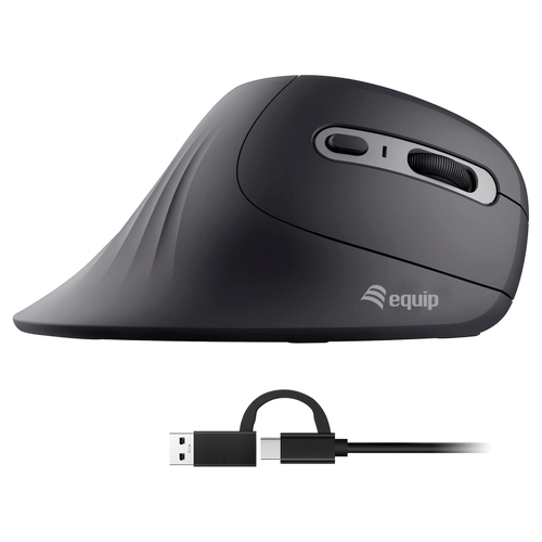 Equip Rato Life Vertical Ergonómico USB-A e USB-C 7200 DPI - Equip 245119