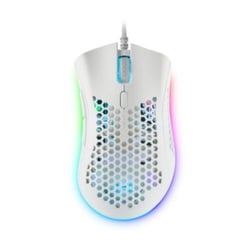 Mars Gaming MMEX 32000dpi USB Gaming Mouse - Estrutura em painel perfurado - 7 botões programáveis - Iluminação RGB Chroma - Uso com a mão direita - Cabo de 1,70 m - Mars Gaming MMEXW