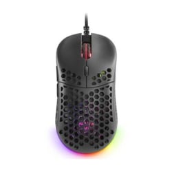 Mars Gaming MM55 Rato Gaming USB 12800dpi - Estrutura em painel perfurado - 5 botões - Iluminação RGB Chroma - Utilização com a mão direita - Cabo de 1,70 m - Mars Gaming MM55