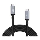 EWENT CABO USB4 THUNDERBOLT 3/4 40GBPS ERP 240W MACHO MACHO 1MT - Ewent EC1070