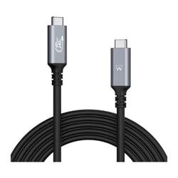 EWENT CABO USB4 THUNDERBOLT 3/4 40GBPS ERP 240W MACHO MACHO 1MT - Ewent EC1070