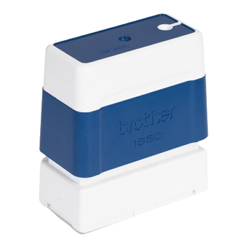 Suporte de carimbos azul. 6 carimbos de 18 x 50 mm - Brother PR1850E6P