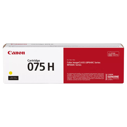 CANON Toner Cartridge 075 H Y - Canon 6366C002