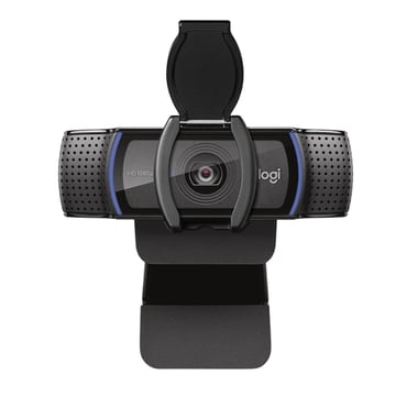 Logitech C920s Webcam HD Pro 1080p - USB 2.0 - Focagem automática - Microfones incorporados - Libertação do obturador - Campo de visão de 78° - Cabo de 1,50 m - Preto - Logitech 960-001252