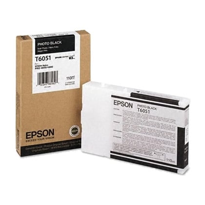 Epson Tinteiro Preto Foto T605300 - Epson C13T605100