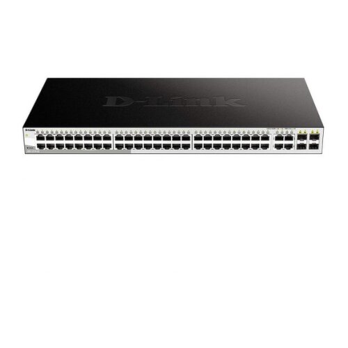 D-Link Smart Switch 48 portas Gigabit 10/100/1000 Mbps + 4 portas SFP - D-Link DGS-1210-52