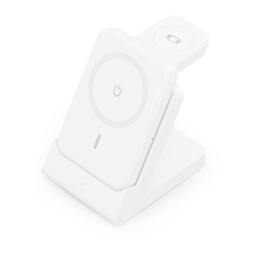 Carregador sem fios Aisens 15W - USB-C - Protocolo Qi - Telemóvel, Apple Watch e auscultadores - Powerbank - Proteção contra sobretensão, sobretemperatura e sobrecorrente - Cor branca - Aisens ASCH-15W4WC063-W