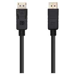 Aisens Cable Displayport V1.2 4K@60Hz - DP/M-DP/M - 5,0m - Cor Preto - Aisens A124-0387
